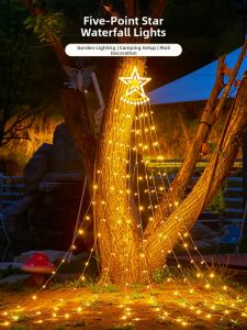 DADAN | Star Cascade Colored Outdoor Lighting