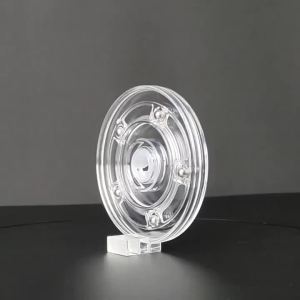 1/3/6PCS Round Base 360-Degree Acrylic Turntable Round Clear Rotating Display Stand Transparent Plastic Rotary Table Jewelries
