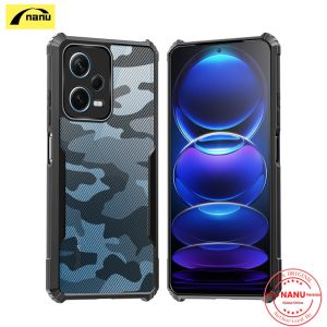 Nanu Ốp lưng Samsung Galaxy A14 A34 A54 5G cứng [ngụy trang Beatles-2] Vỏ trong suốt pha lê chống sốc Hybrid mỏng hai bảo vệ chống rơi Ốp điện thoại Ốp lưng khung TPU linh hoạt lưng trong suốt