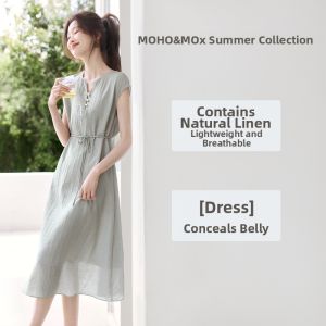 MOHANYIMEI | Linen Suit to Enhance Appearance and Slim for Women