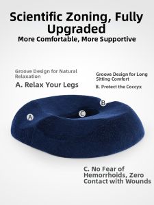 ZHIMENGREN | Tailbone Pressure Relief Breathable Cushion for Prolonged Sitting