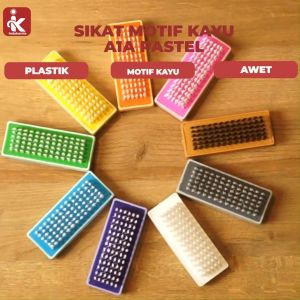 Indokurnia Sikat Model Kayu A1A Pastel