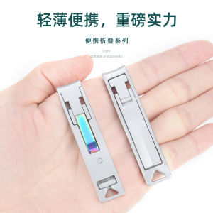 Cúp Tay Siêu Mỏng Bằng Thép Không Gỉ Ép Bột Kéo Đẩy Mở Rộng Cầm Tay Gấp Gọn Dụng Cụ Vệ Sinh Cá Nhân