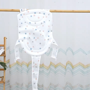 Newborn Baby Bath Tub Bath Net Adjustable Infant Bathtub Rack Anti-Slip Ergonomic Support Bath Care Bayi Mandi