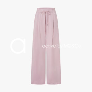 MO&Co. | Active Roomy Fit Cotton Trousers