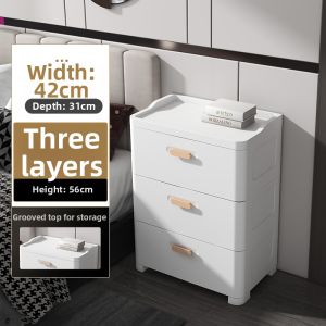 MOLORE | Storage Bedside Table Drawer Type Plastic