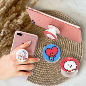 GYN Pop Socket B.T.2.1 /B.T.S Kpop Akrilik / Phone Holder Grip Pop Socket