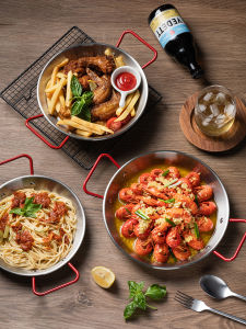 Nồi Nấu Cơm Hải Sản Đáy Phẳng Bằng Thép Không Gỉ 201 Nồi Nấu Ăn Kiểu Nhật Bản Nồi Nấu Ăn Thương Mại Phổ Thông Dùng Gas