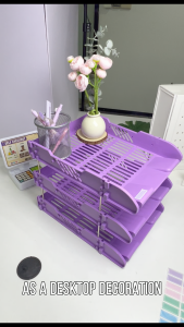 A4 Paper Document Tray File Organizer File Tray Desk Document Organizer File Holder Storage Box Rack