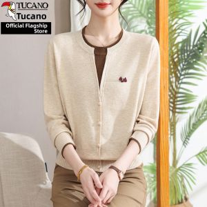 TUCANO | Stylish Mom Knitwear Sweater False Two-Pieces