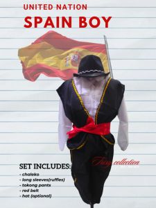Spain Boy/Italy/Australia/Mexico United Nation Costume