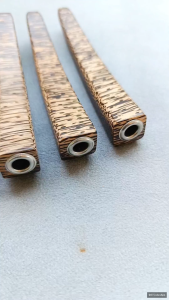 Pipa Once Cangklong Kayu Liwung Macan Model Kotak Premium Kualitas Istimewa