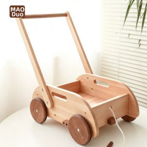 Multifunctional Wooden Baby Walker