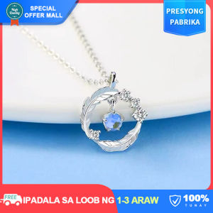 【Aesthetic Design】2023 New Trendy Garnet Necklaces with Adjustable Chain Korean Fashion Pendants for Women Clavicle Pendant Light-luxury Niche Design All-match Necklace for Girlfriends Zircon Jewelry Gifts