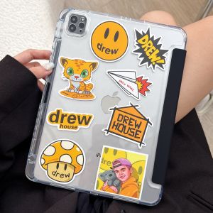 ⭐24 ชั่วโมงส่ง⭐พับรูปตัว Y drew สติ๊กเกอร์ เคส for iPad air7 2025 11 gen11 air5 4 เคสไอแพด pro 2024 11 case มีช่องปากกา