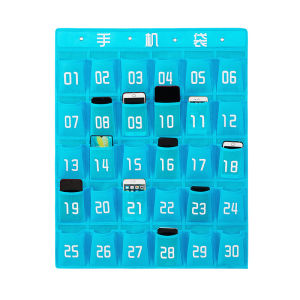 Class Cellphone Storage Bag Hanging Bag Wall Storage Bag Storage Cloth Bag Mobile Phone Bag Hanging Wall for Classroom
