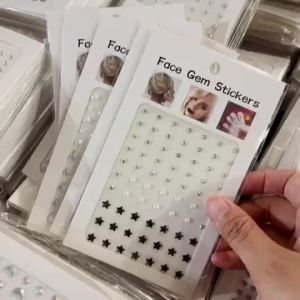 Face Decoration Diamond Sticker Butterfly Nail Crystal Gem Sticker Eye Diamond Sticker Pearl Sticker