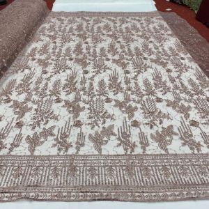 Bahan Kain Tile Lace Saptop Bordir