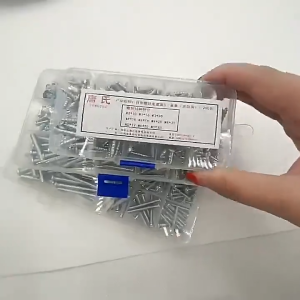 【COD】ชุดสกรูสแตนเลส 304 ชุดสกรูอเนกประสงค์ ขนาด M3 M4 M5 สกรู 6 น็อตตัวผู้ น็อตตัวเมีย แหวนรองพร้อมกล่องพลาสติกแบ่งช่อง พร้อมส่ง