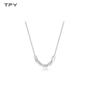 TFY | Silver Lucky Charm Pendant Necklace Slim