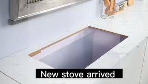 Gas Cooker Modify Holder Stainless Steel Frame / Dapur Gas Modify Holder Frame