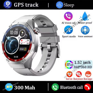 2025 GT5 Pro GPS Tracker Smart Watch Men 360*360 AMOLED Screen NFC BT Call Sports Waterproof Health Monitor Man Smartwatches New