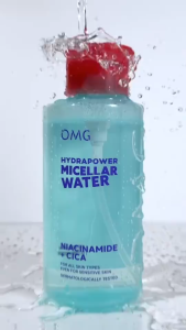 OMG OH MY GLOW HydraPower Micellar Water 65 Ml & 300 Ml with Niacinmide & Cica