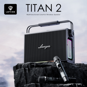 Lenyes Titan 2 200W Peak Power IPX6 Waterproof Karaoke Party RGB Bluetooth 5.3 Wireless Speaker