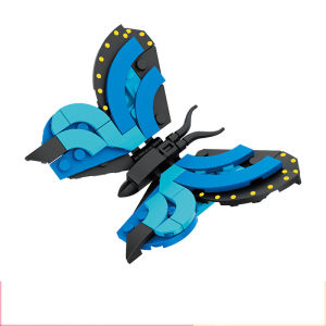 Moc Insect Animal Model Bee Ant Butterfly Cricket Grasshopper Whale Set Building Blocks Diy Puzzle Assemble Toys Boy Kid Gift