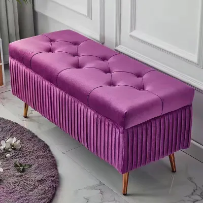 AYIJIE | Shoe Changing Bench Storage Stool Long
