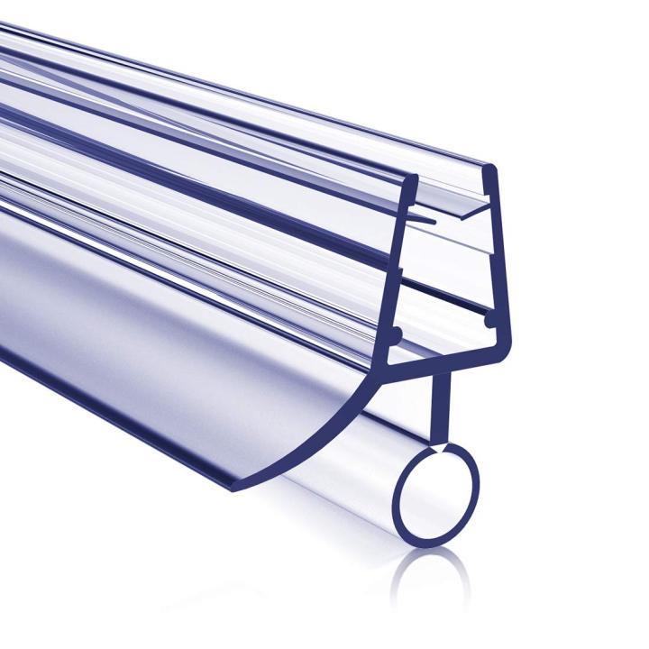 100cm Bath Shower Strip Seal For Screens Doors Fits 6-12mm Glass Seals Gaps Shower Screen Seal Strip Bathroom Weather Bar