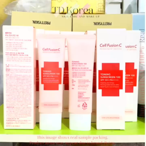 Tuýp Kem Chống Nắng Nâng Tone Cell Fusion C Toning Hồng Sunscreen Spf50+/Pa+++ 50Ml tloskorea cũ
