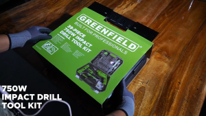 Greenfield 39-Piece 750W Impact Drill Tool Kit - Power Tools/Home Improvement