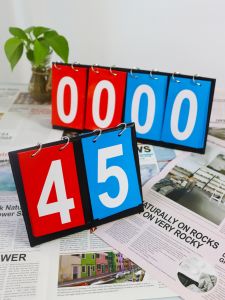 ป้ายบอกคะแนนกีฬาพับได้แบบพกพาสําหรับบาสเกตบอลเทนนิสแบดมินตันตรงกันเป็นมิตรกับเด็กใช้ในบ้านและนักเรียน