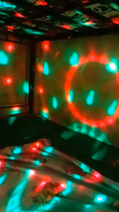 LED Star Galaxy Projector Lamp Colorful Rotating Magic Ball Bedroom Atmosphere Projection Lamp