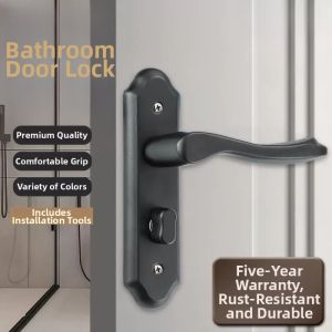Universal Home Bathroom Door Lock Stainless Steel