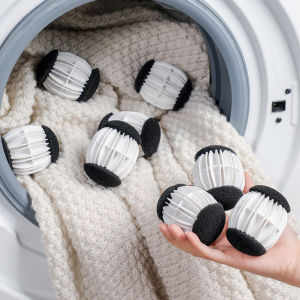 【XZsunflower 】6Pcs Anti-winding Laundry Ball Washing Machine Clothes Hair Remover Catcher Clothes Sticky Lint Ball Home Cleaning Tools