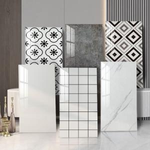 BOJIAJIAJU | Self-adhesive Water-resistant Wall Stickers 3D Faux Marble Decorative
