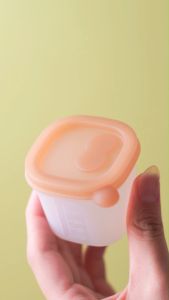 COCONI Portion Pods 4 Pcs | Tempat Wadah Penyimpanan MPASI Cetakan Es Batu isi 4 Pcs Silikon BPA FREE