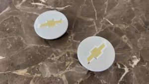 01 chiếc Logo chụp mâm ốp lazang bánh xe ô tô xe hơi dùng cho Chevrolet- CRZ59 đường kính 59mm