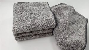 Kitchen Rags Oil Free Bamboo Charcoal Fiber Dish Washing Towels Strong Cleaning Power Cloth
