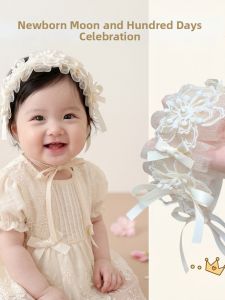 Photography Props Infant Headband Lace Flower Hair Accessory