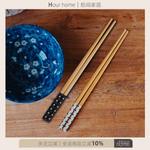 Bộ 2 Đôi Thìa Gỗ Tự Nhiên Phong Cách INS Cho Cặp Đôi Dùng Tại Nhà Thìa Gốm Sứ Tròn Chất Liệu Gỗ Thiết Kế Họa Tiết Bướu