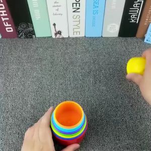 Baby Toys Stacking 9 Cups Towers With Numbers And Alphabet Building Stacking Blocks Educational 早教玩具叠叠乐 (3030)