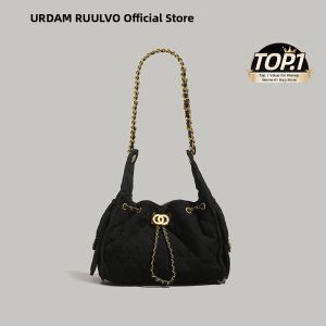 URCDN RDALVO | Luxury Designer Quilted Tote Bag for Shoulder and Hand Carry