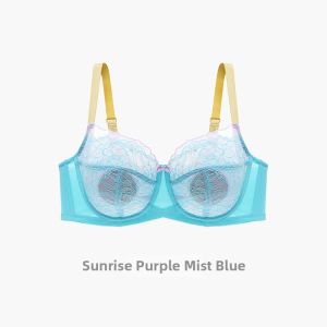 Breezy Color Contrast Large Cup Full Coverage Slimming and Anti-bump Underwear