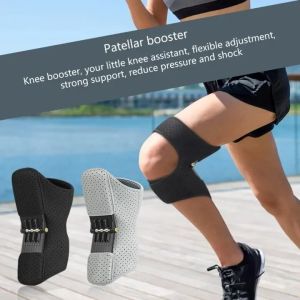 SRIEI 1PCS สายคล้องเข่าสปริงกีฬาปีนเขาวิ่งเข่าบูสเตอร์แผ่นรองเข่าป้องกันข้อเข่า