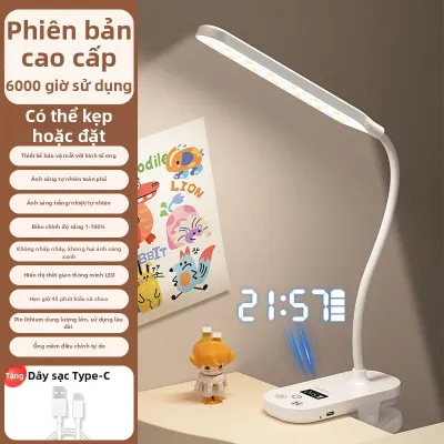 Đèn Bàn LED Nạp Lại Có Thể Kẹp