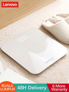 Lenovo High Precision Weight Scale Penimbang Berat Badan - Body Health, Tempered Glass, LCD HD Night Vision, 50G-150KG Weighing Range