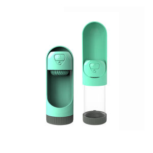 300ML Dog Water Bottle Outdoor with Carbon Filter Portable Drinking Bottle Travel Water Feeder Bottle for Hiking Dog Accessories Things